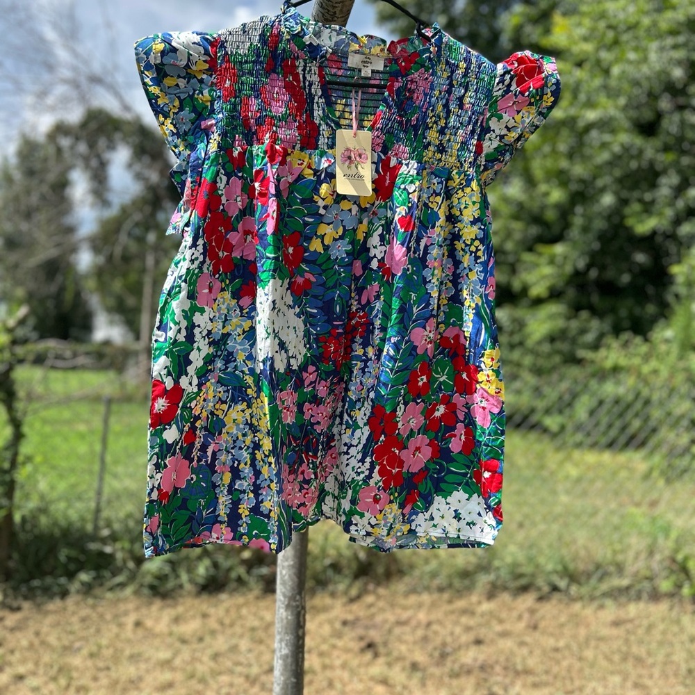 Entro Multicolor Floral Top